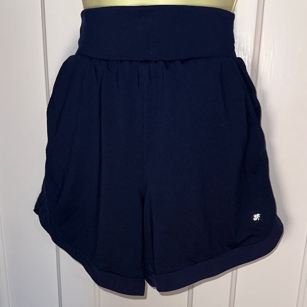 Tek Gear Drytek Navy Blue Polyester/Spandex Athletic Shorts